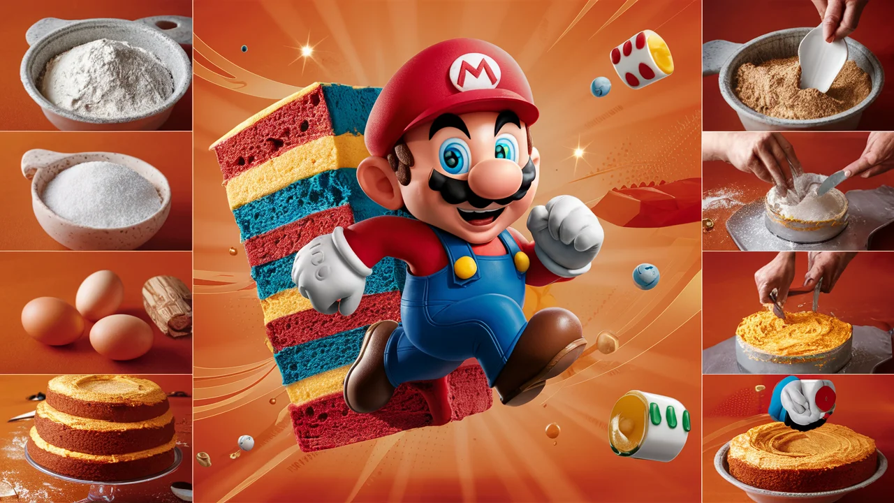 Super Mario Cake